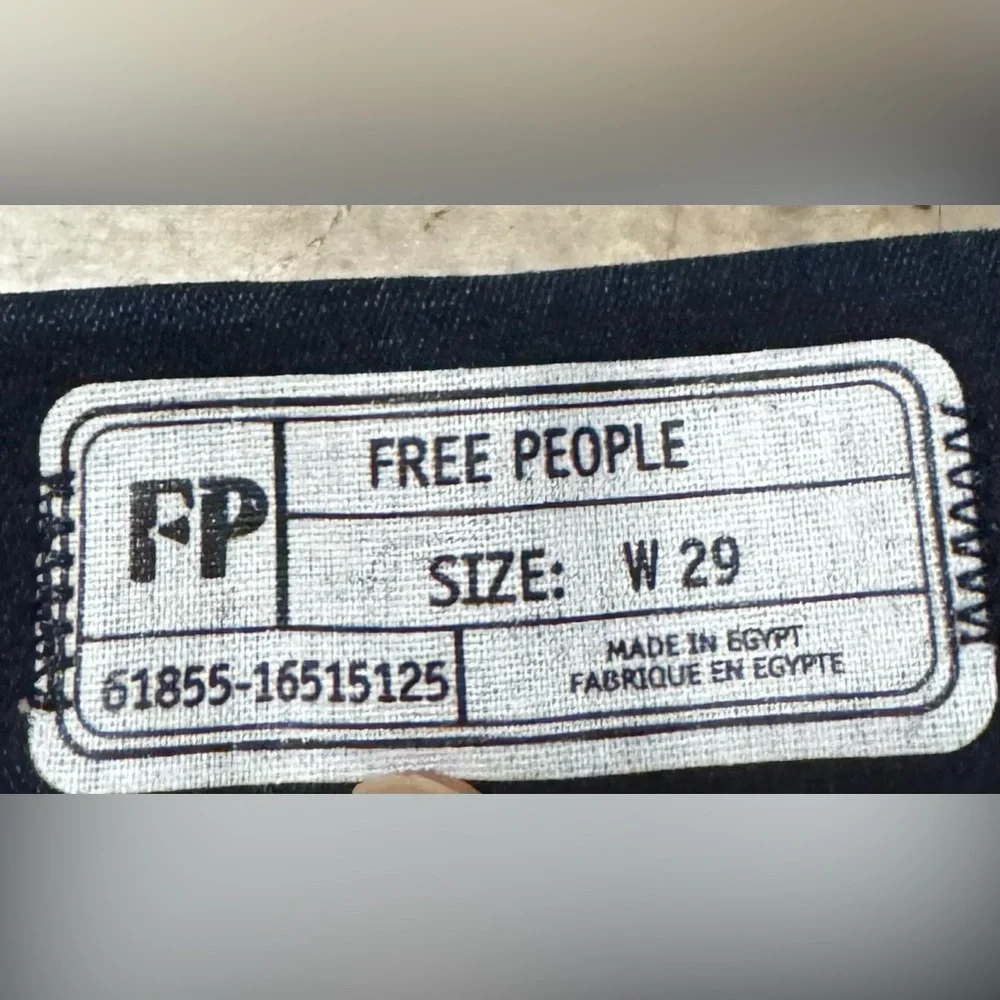 Free People Women’s Deep Blue Hue Skinny Jeans, Sz 29 NWOT